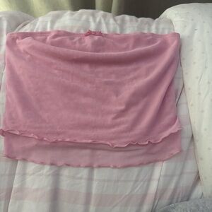 La Hearts Pink Crop Top